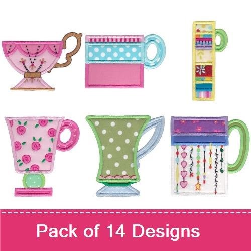 Cup Collection Applique