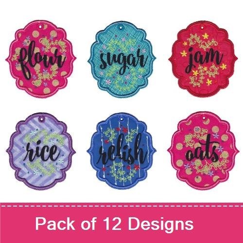 Pantry Labels Applique