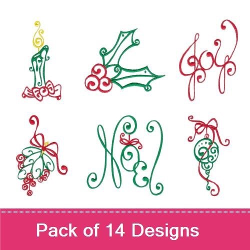 Baroque Swirly Christmas