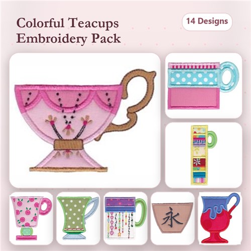 Cup Collection Applique