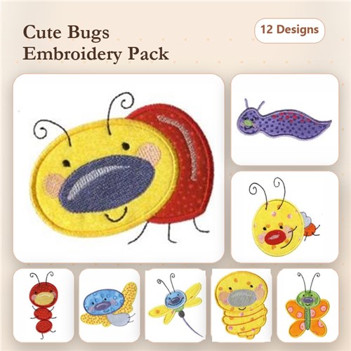 Doodle Bugs Applique