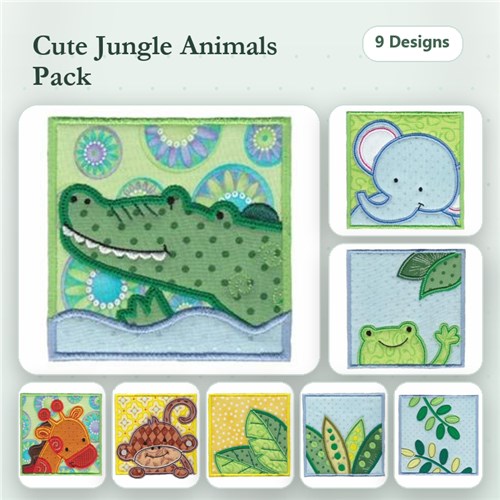 Monkey Friends Applique Blocks