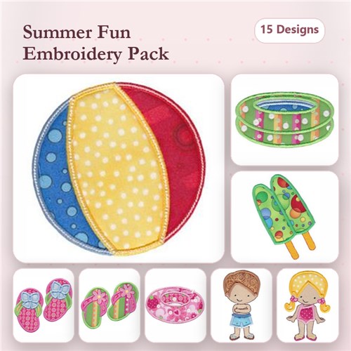 Pool Party Applique