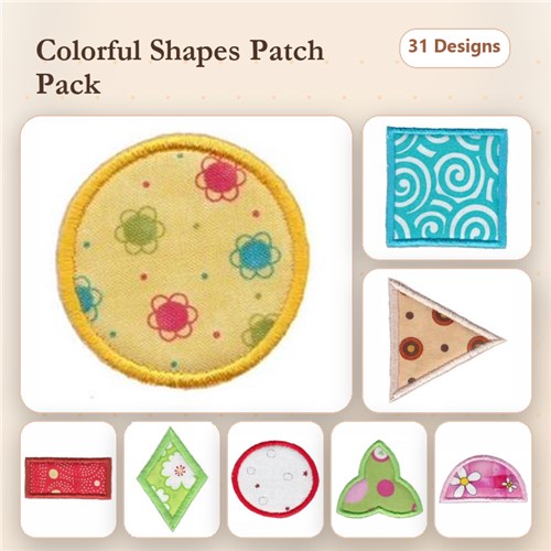 Small Applique Shapes