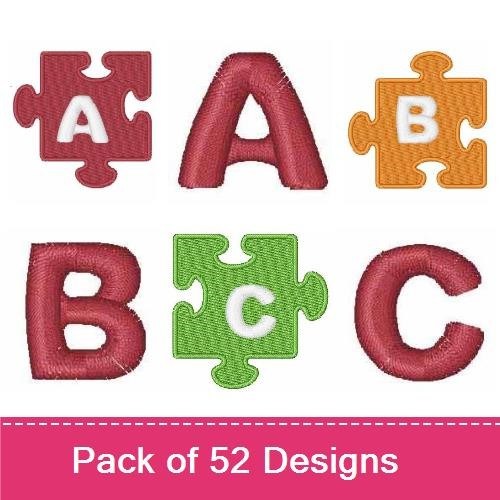 Puzzle Piece Font