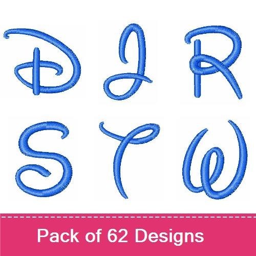 Satin Numbers & Letters Embroidery Designs Bundle – Pink Satin Number 1, Letter O, Letter P & More (62 Designs)