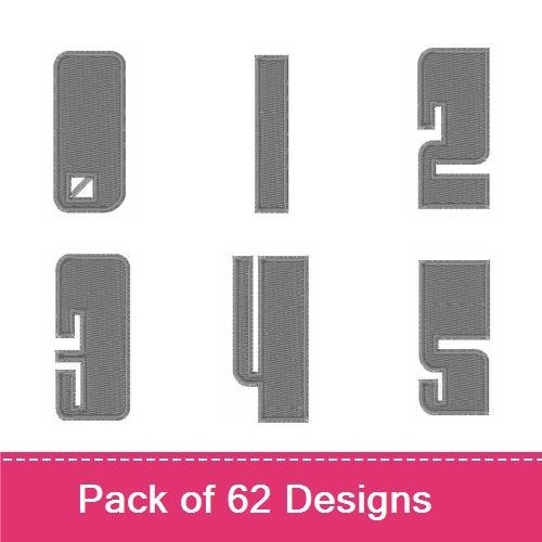 Modern Block Alphabet Embroidery Bundle – Block Letter A, Block Letter B, Block Letter C & More (62 Designs)