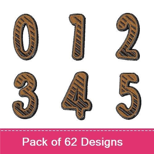 Diagonal Stripe Font