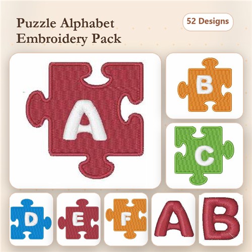 Puzzle Piece Font
