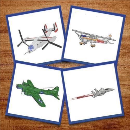 Airplane Embroidery Bundle – Vintage Airplane, Modern Airplane with Floats, Red Airplane & More (10 Designs)