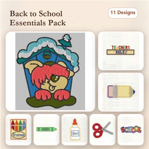 Applique Back to School