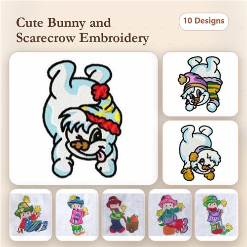 Applique Scarecrows