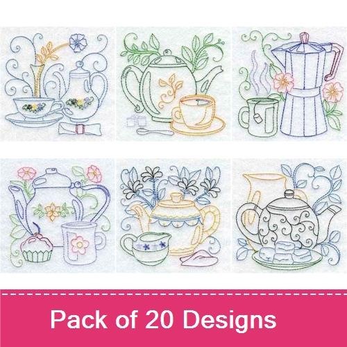 Line Art Tea Pots