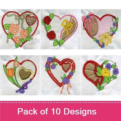 Mothers Day Faux Cutwork Hearts