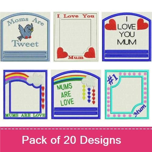 Mothers Day Photo Frames and Notepad Holders