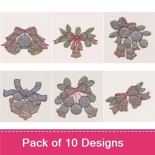 Mylar Christmas Bells
