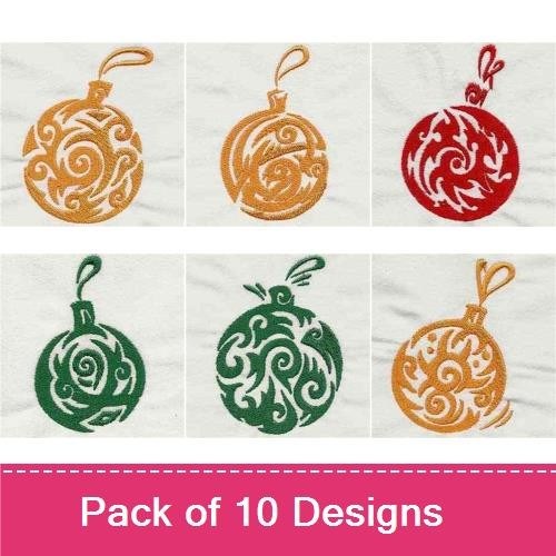 Tribal Holiday Ornaments 2