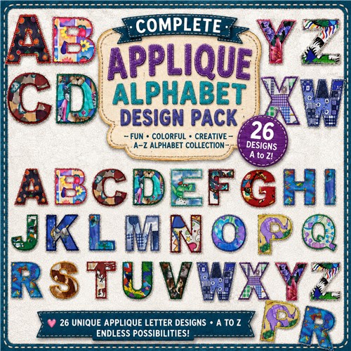 Applique Alphabet 2