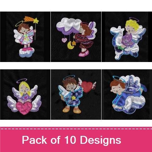 Applique Baby Angels