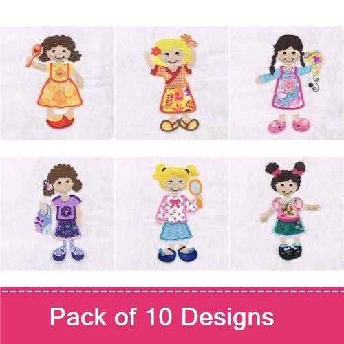 Applique Fancy Girls 2