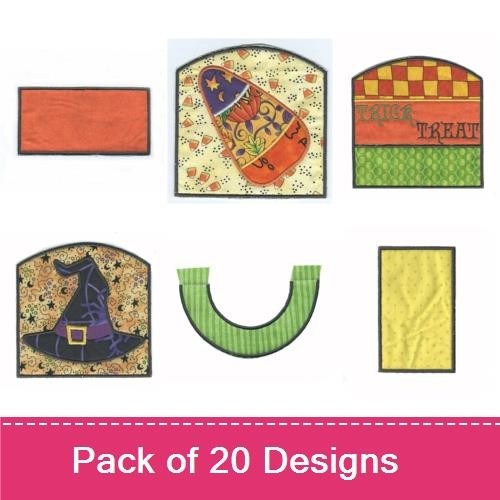 Applique Halloween Bags