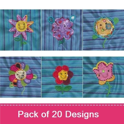 Applique Patchy Flowers