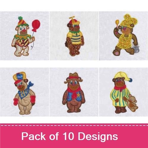 Applique Bears
