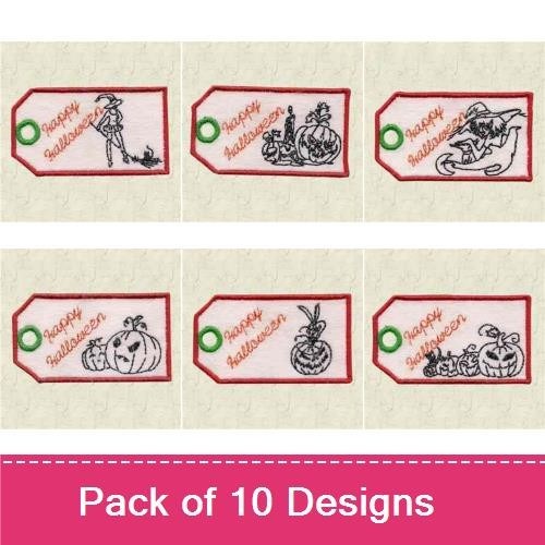 ITH Cute Animals & Halloween Embroidery Bundle – Lion, Tiger, Hippo, Halloween Basket & More (10 Designs)