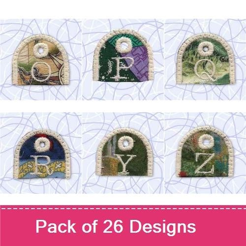 ITH Sunny Alphabet & Critters Embroidery Designs Bundle – Sunny Face, Letter A with Sun, Sunny Flower & More (25 Designs)