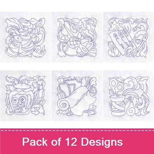 Redwork Cute Woodland Animals Embroidery Designs Bundle – Bird, Moose, Squirrel & More (12 Designs)