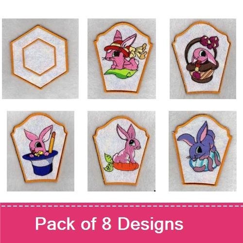 Applique Bunny Basket