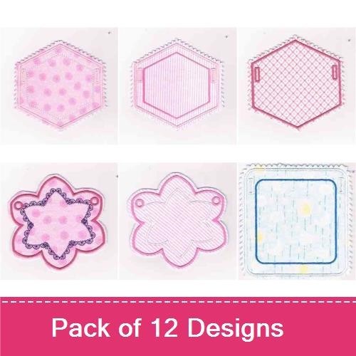 Redwork Heart-Themed Embroidery Designs Bundle – Heart Letter C, Heart Letter E, Heart Letter G & More (12 Designs)