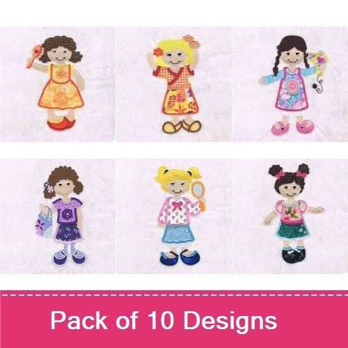 Applique Fancy Girls 2
