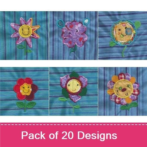 Applique Patchy Flowers