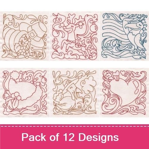Whimsical Alphabet Embroidery Designs Bundle – Palm Tree Letter B, Colorful Letter D, Wooden Letter F & More (12 Designs)