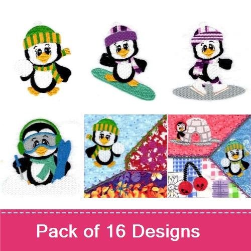 Penguin Snow Fun