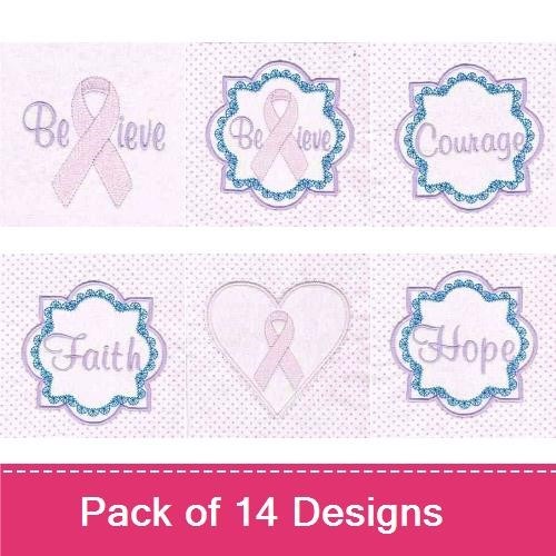 Pink Ribbon Blocks
