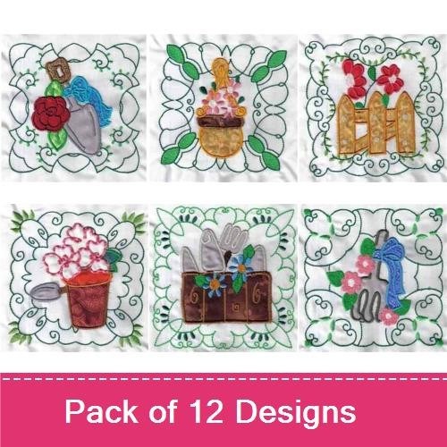 Applique Garden Quilt Blocks