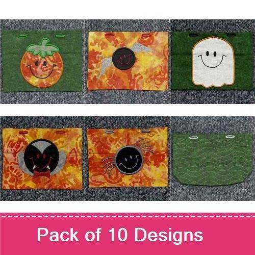 Applique Halloween Treat Bags