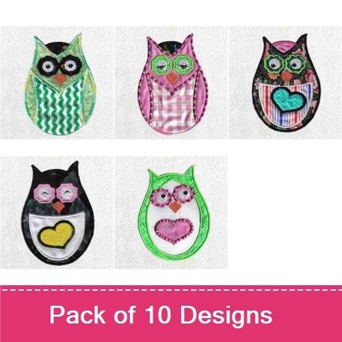 Applique Hoot Owls