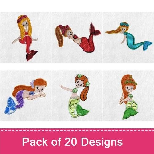 Applique Mermaids 2