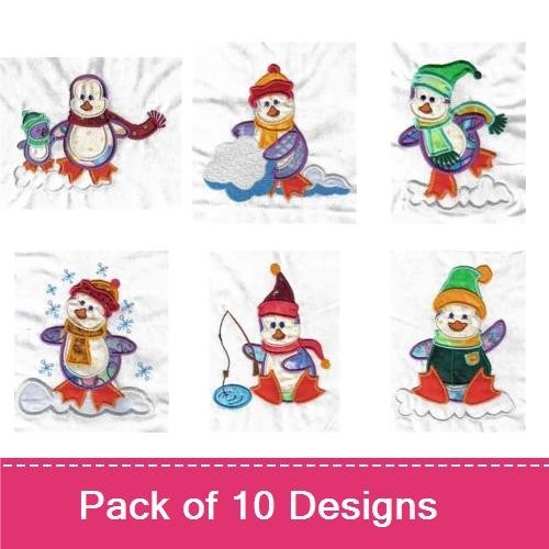 Applique Penguins