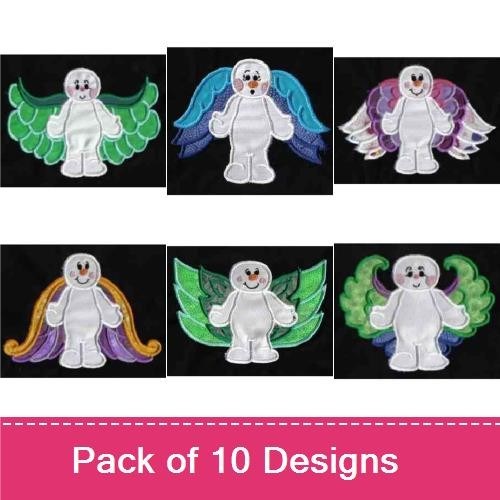 Applique Snow Angels