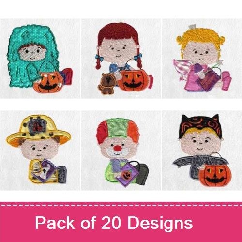 Applique Trick or Treaters