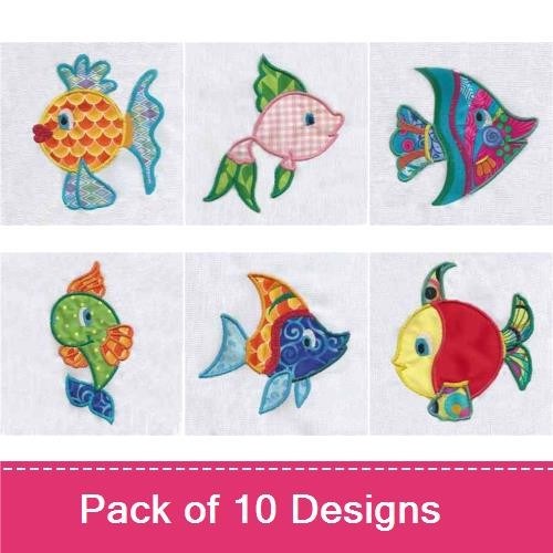 Applique Tropical Fish
