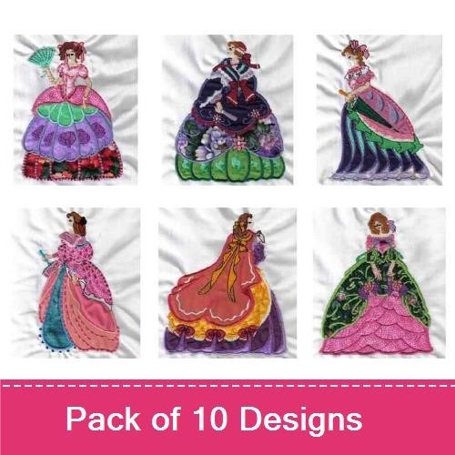 Applique Victorian Ladies