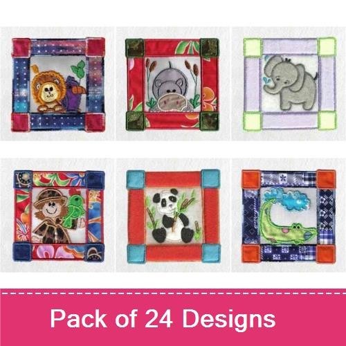 Applique Zoo Blocks