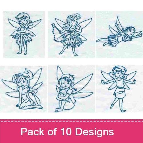 Bluework Sweet Fairies