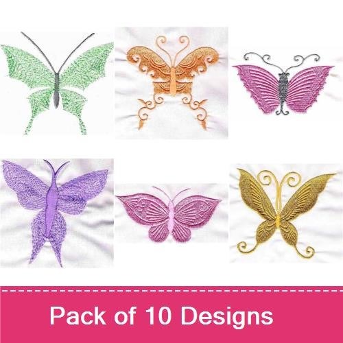 Borderless Butterflies