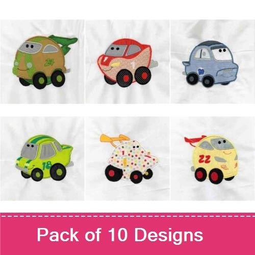 Chubby Cars Applique
